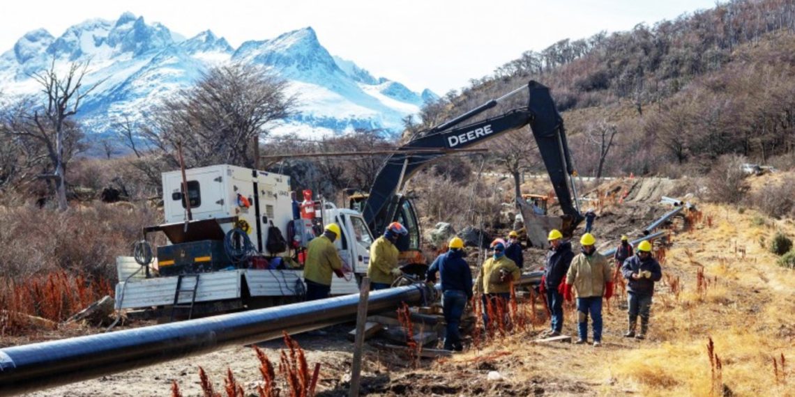Camuzzi avanza en las obras de refuerzo de gas en Tierra del Fuego