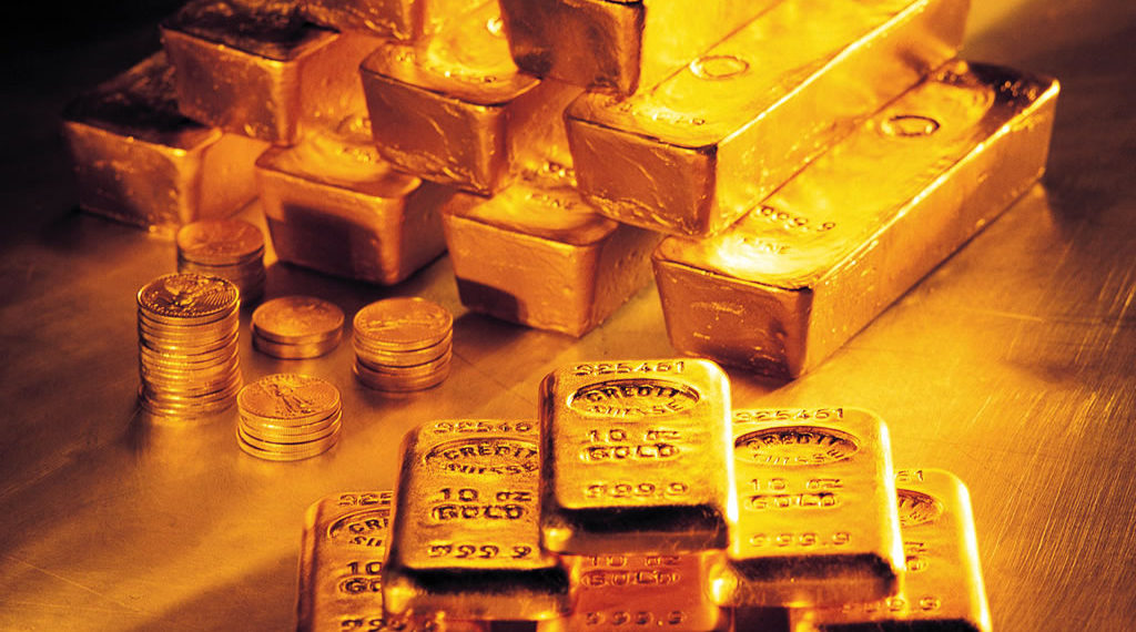 Los precios del oro caen en medio de tensiones comerciales
