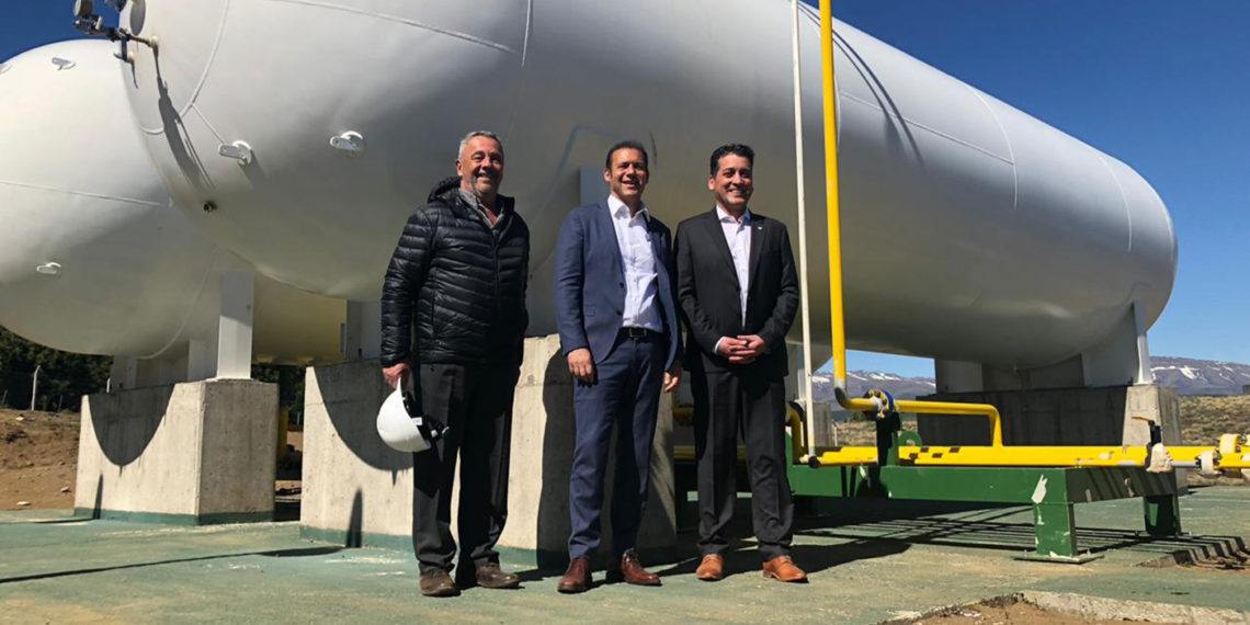 Una localidad neuquina ya cuenta con una nueva planta de almacenaje de gas