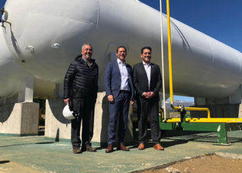 Una localidad neuquina ya cuenta con una nueva planta de almacenaje de gas