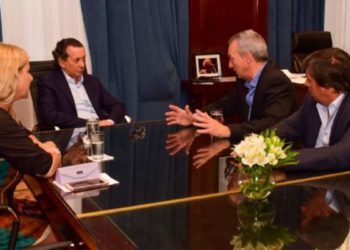 Dante Sica y Carolina Sánchez recibieron a dos diputados de Catamarca