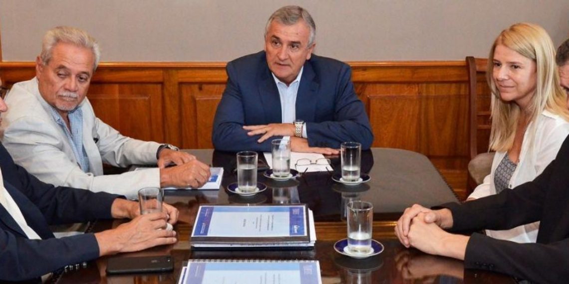 Julio Ríos Gómez, Carolina Sánchez y el Gobernador Gerardo Morales se reunieron en Jujuy