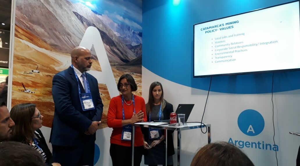 Lucía Corpacci presentó las oportunidades mineras de Catamarca