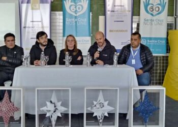 Santa Cruz: destacaron la firma del acuerdo con Newmont Goldcorp para la construcción de la línea eléctrica de alta tensión