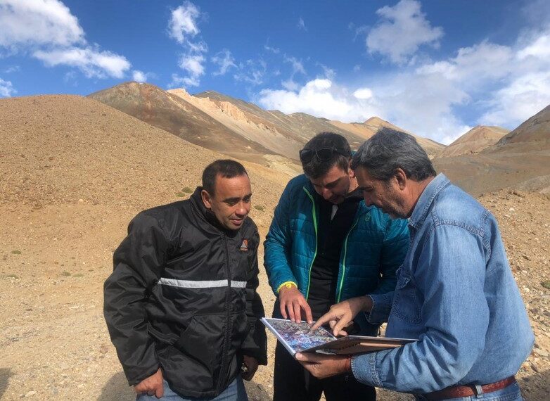 El ministro de Minería de San Juan recorrió dos emprendimientos de cobre