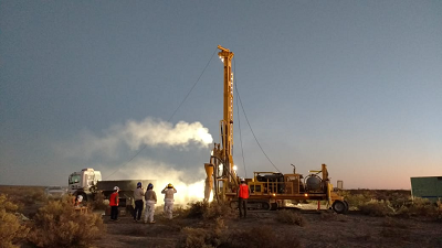 Río Negro: Blue Sky obtiene resultados que prometen para la perforación en Amarillo Grande