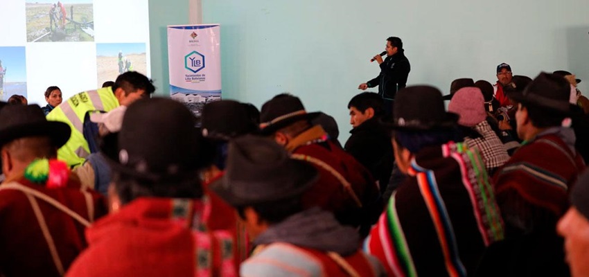 YLB socializó los proyectos de industrialización del litio