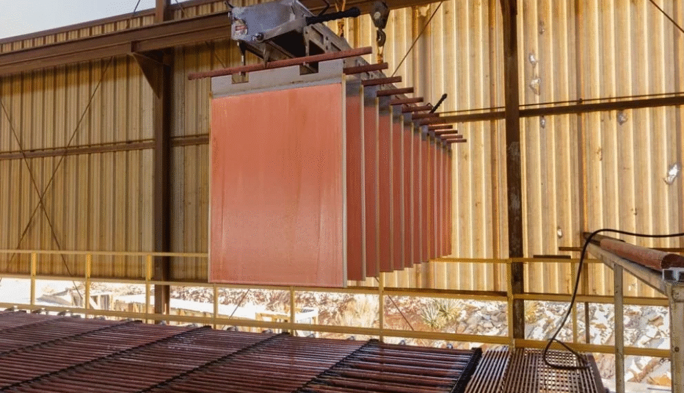 Rio Tinto produce en EE.UU. el primer cátodo de cobre con tecnología Nuton, la misma que prueba en Los Azules